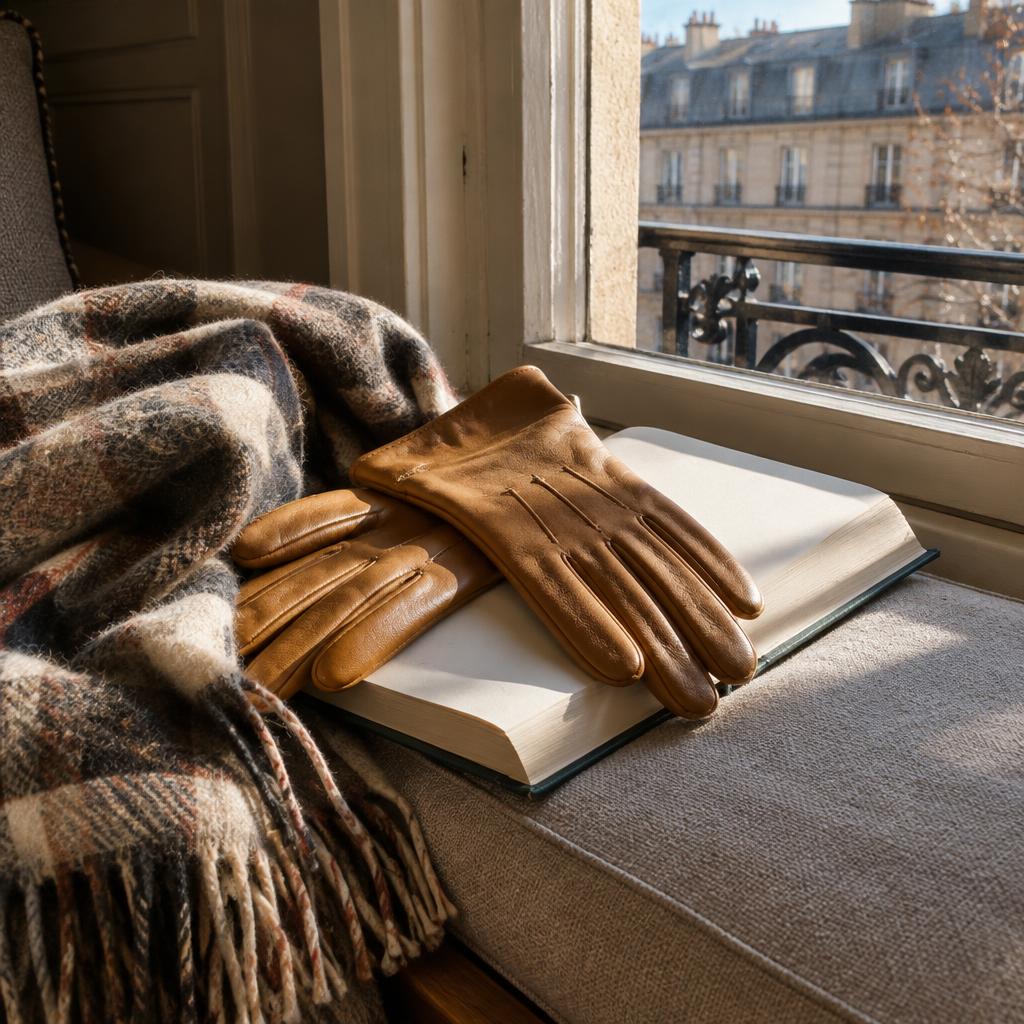 Anaïs gloves styled in Paris